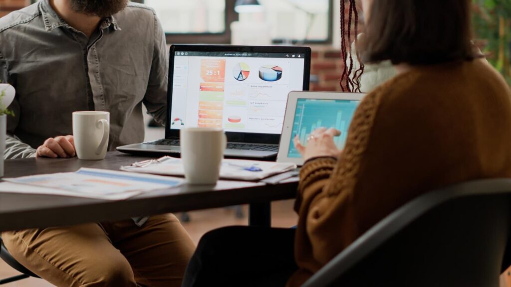 Group of people working in the office